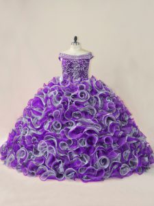 Lace Up Quinceanera Dress Multi-color for Sweet 16 and Quinceanera with Beading and Ruffles