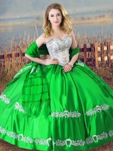 Beautiful Floor Length Vestidos de Quinceanera Sweetheart Sleeveless Lace Up