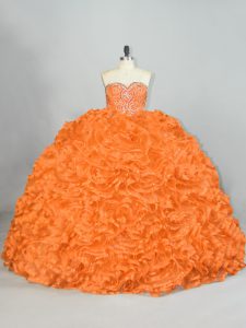 Comfortable Organza Sleeveless Vestidos de Quinceanera and Beading and Ruffles