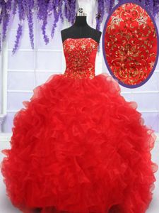 Straps Straps Taffeta Cap Sleeves Floor Length 15th Birthday Dress and Beading and Pick Ups