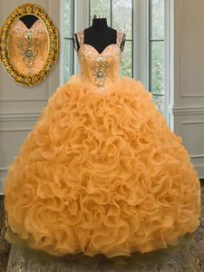 Decent Long Sleeves Zipper Floor Length Sequins and Pick Ups Quinceanera Gowns