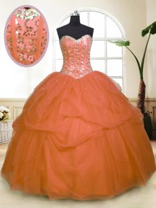 High End Green Sleeveless Organza Lace Up Sweet 16 Dress for Military Ball and Sweet 16 and Quinceanera