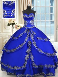 Rose Pink Organza Lace Up Sweetheart Sleeveless Floor Length 15 Quinceanera Dress Beading and Ruffles and Pick Ups
