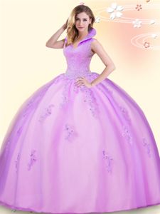 Latest Sleeveless Beading and Appliques Backless Quinceanera Dresses