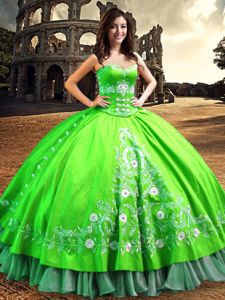 Cheap Off The Shoulder Neckline Lace and Embroidery 15th Birthday Dress Sleeveless Lace Up